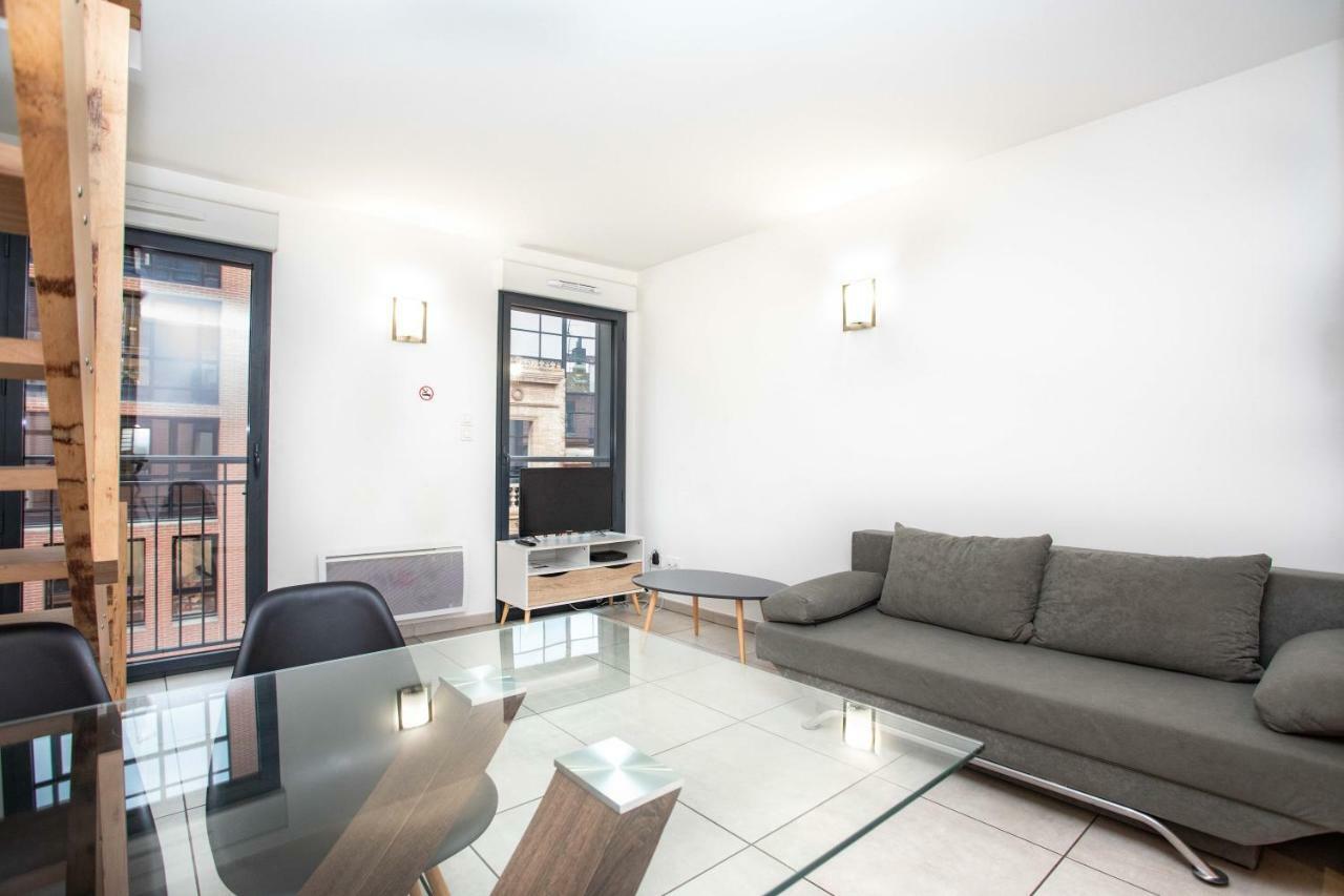 202 - Appartement Duplex Moderne - Jeanne D'Arc, Toulouse Bagian luar foto